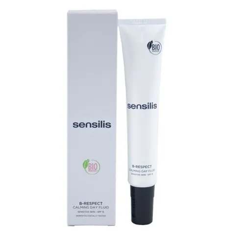 Sensilis B-respect, Calming Day Fluid SPF 15 (Fluid łagodzący na dzień)