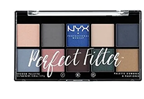 NYX Professional Makeup Perfect Filter, Shadow Palette (Paleta 10 cieni do powiek) - 3