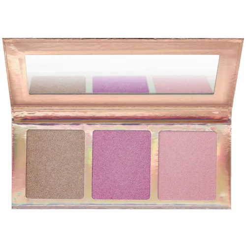 Essence Go for the Glow, Highlighter Palette (Paleta rozświetlaczy do twarzy) - 3