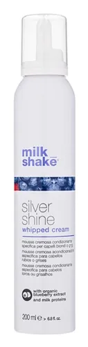 Milk Shake Silver Shine Whipped Cream (Kremowa pianka do włosów blond neutralizująca żółtawe odcienie)