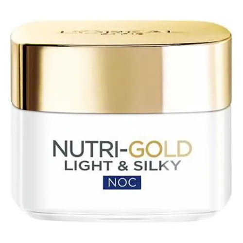 L'Oreal Paris Nutri - Gold Light & Silky, Nawilżająca terapia odżywcza na noc