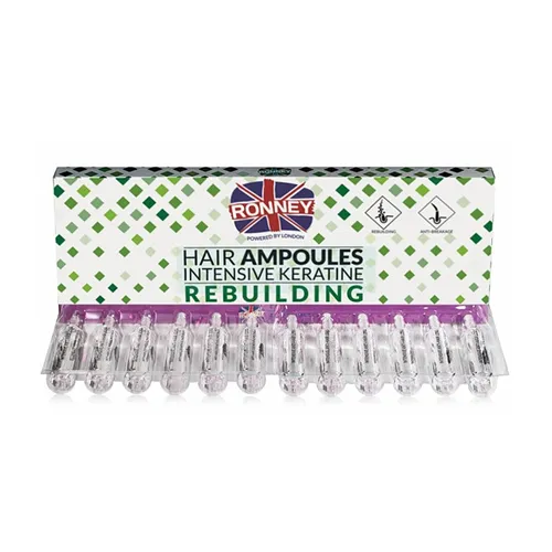 Ronney Hair Ampoules Intensive Keratine Rebuilding (Ampułki do włosów z keratyną)