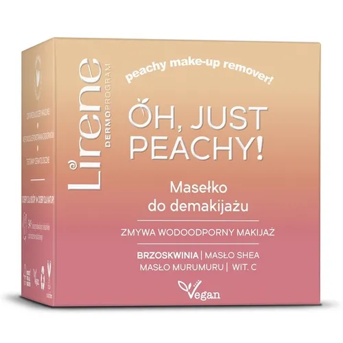 Lirene Dermoprogram Oh, Just Peachy!, Masełko do demakijażu