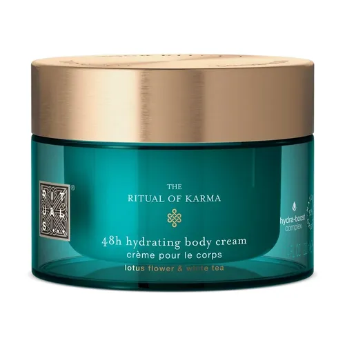 Rituals The Ritual of Karma, Lotus Flower & White Tea, 48h Hydrating Body Cream (Krem do ciała `Kwiat lotosu & biała herbata`)