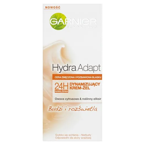 Garnier Hydra Adapt, Dynamizujący krem - żel do cery zmęczonej i pozbawionej blasku