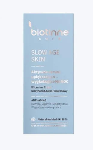 Biotinne Care Aktywne upiększająco-wygładzające serum na noc