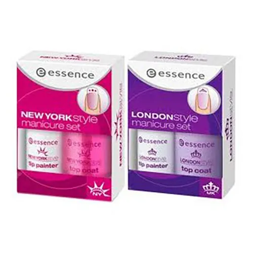 Essence French Manicure Set (Zestaw lakierów do french manicure)