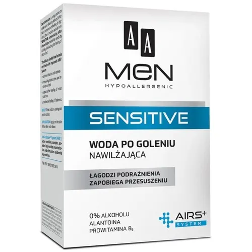 AA Men Sensitive, Woda po goleniu nawilżająca
