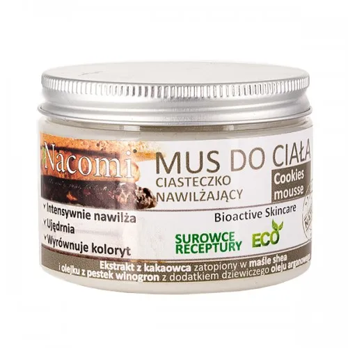 Nacomi Cookies Mousse, Mus do ciała nawilżający `Ciasteczko ` - 2