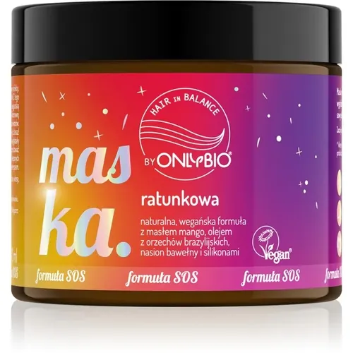OnlyBio Hair in Balance, Maska ratunkowa (różne zapachy) - 1