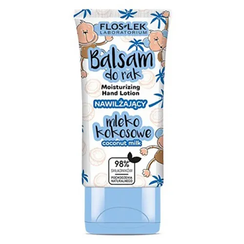 Floslek Nawilżający balsam do rąk `Mleko kokosowe`