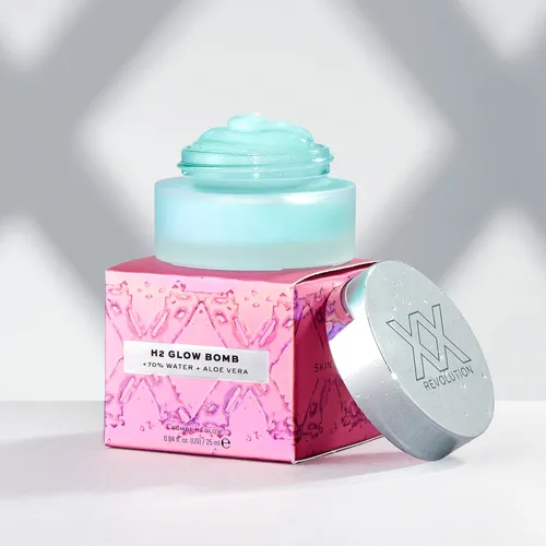 XX Revolution H2 Glow Bomb + 70% Water + Aloe Vera (Baza pod makijaż) - 2