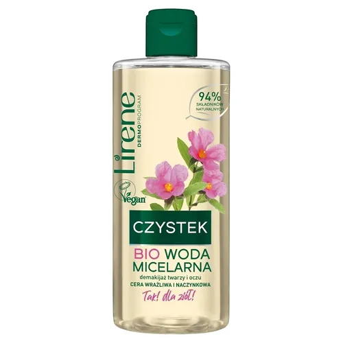 Lirene Dermoprogram Bio Czystek, Pielęgnacja oczyszczająca woda micelarna