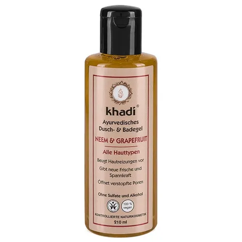 Khadi Żel pod prysznic i do kąpieli `Neem i grejpfrut`