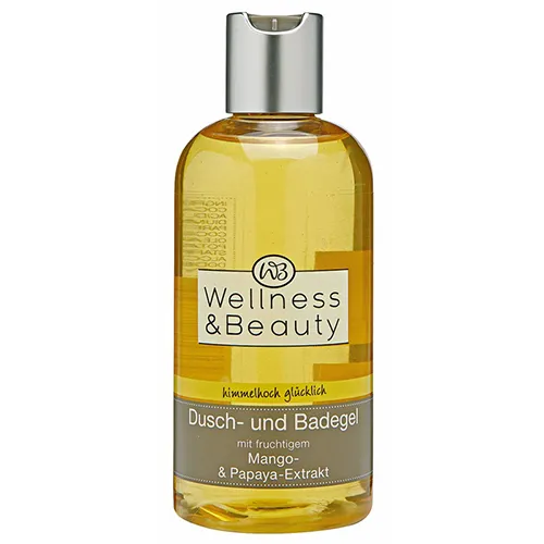 Wellness & Beauty Dusch- und Badegel mit Fruchtigem Mango- & Papaya-Extrakt (Żel do kąpieli i pod prysznic `Mango i papaja`)