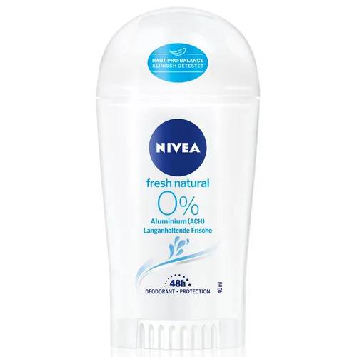 Nivea Fresh Natural, Antyperspirant w sztyfcie  48h 0% soli aluminium