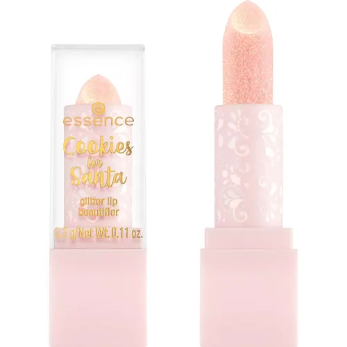 Essence Cookies for Santa, Glitter Lip Beaitifier (Pomadka z brokatem)