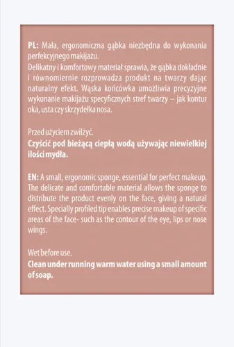 Nam Professional by Wibo Smart Blender Contour (Gąbka do makijażu) - 3