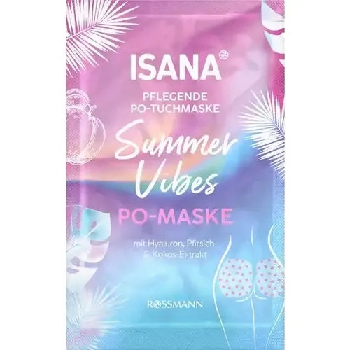 Isana Summer Vibes, Nourishing Butt Sheet Mask (Maska w płachcie na pośladki)