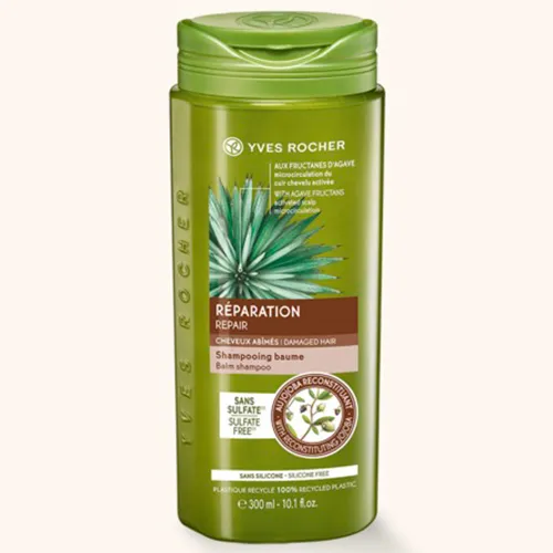 Yves Rocher Reparation, Shampooing Baume (Szampon odbudowujący z olejkiem jojoba (nowa wersja))