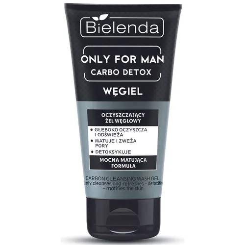 Bielenda Only For Man, Carbo Detox, Oczyszczający żel węglowy
