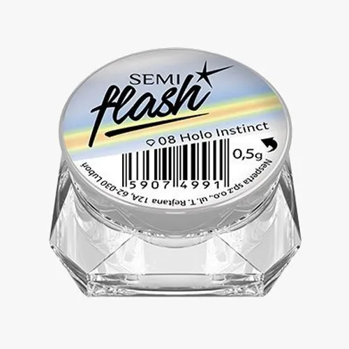 Semilac SemiFlash Holo Instinct, Pyłek do paznokci efekt holo