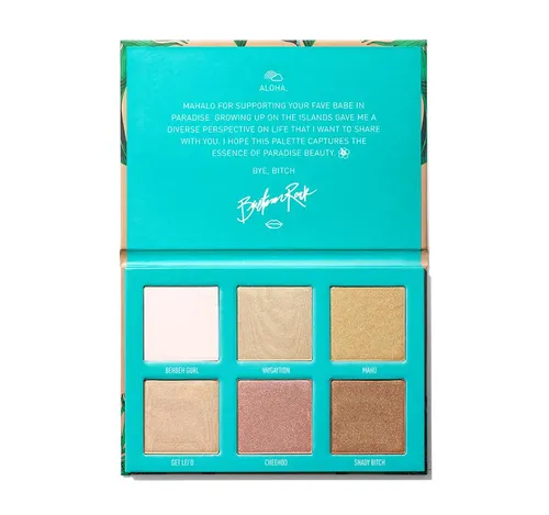 Morphe Brushes Morphe X BretmanRock, Babe in Paradise, Highlighter Palette (Paleta rozświetlaczy) - 2