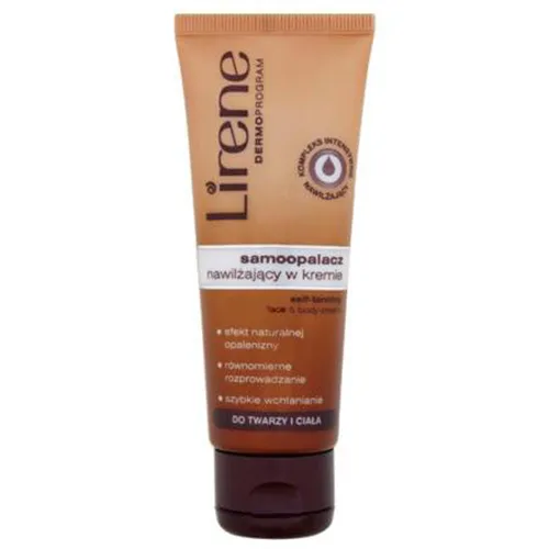 Lirene Dermoprogram Body Arabica, Self-Tanning Face & Body Cream (Samoopalacz w kremie do twarzy i ciała)