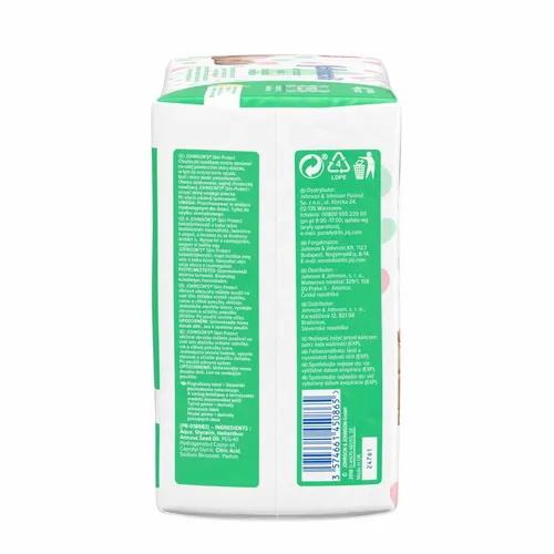 Johnson's Baby Skin Protect Wipes (Chusteczki nawilżane dla dzieci) - 3