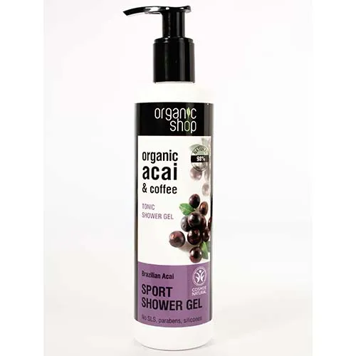 Organic Shop Coffee & Acai, Shower Gel (Żel pod pryszni `Brazylijskie jagody acai i kawa`)