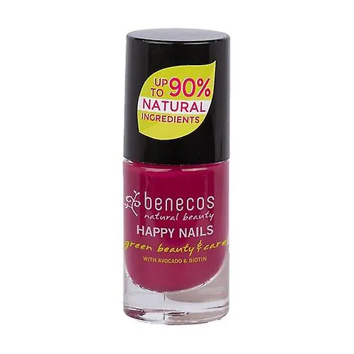 Benecos Nail Polish Happy Nails Green Beauty & Care with Avocado & Biotin (Lakier do paznokci)