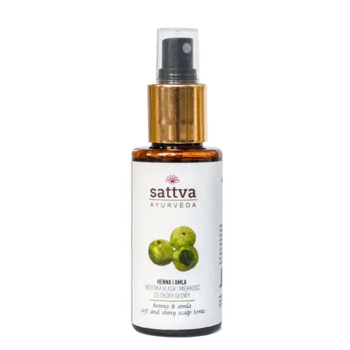 Sattva Ayurveda by Agnieszka Niedziałek, Wcierka blask i miękkość do skóry głowy `Henna i amla` - 1