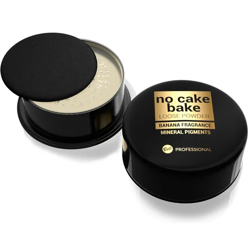 Bell Professional, No Cake Bake Loose Powder Banana Fragrance Mineral Pigments (Bananowy puder)