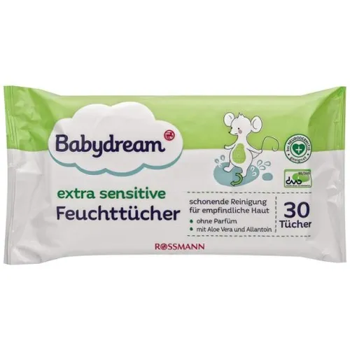 Babydream Extra Sensitive, Feuchttucher (Delikatne chusteczki nawilżające) - 1