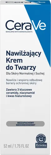 CeraVe Nawilżający krem do twarzy dla skóry normalnej i suchej - 2