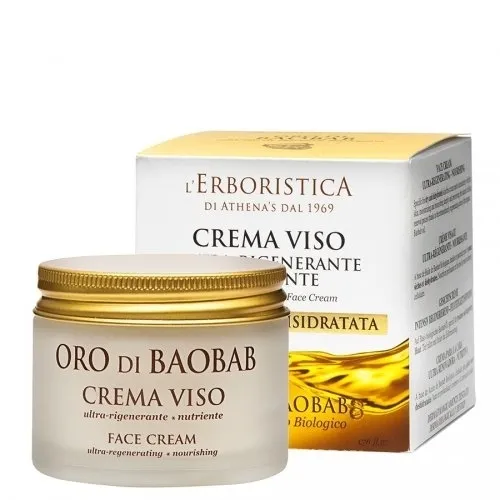 l'Orient Oro Di Baobab Crema Viso Ultra-rigenerante (Regenerujący krem do twarzy z organicznym olejkiem z baobabu)