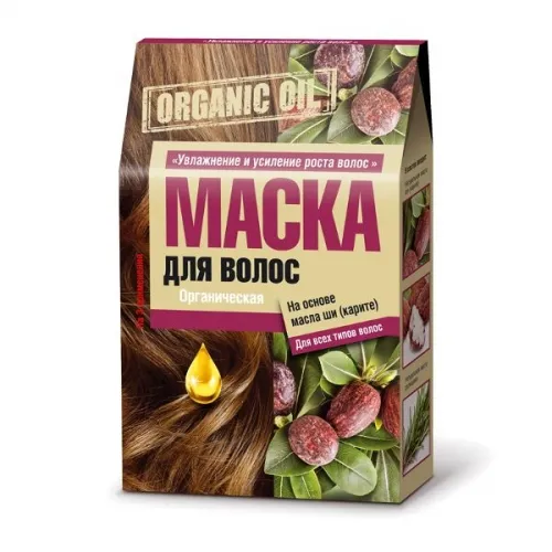 Fitokosmetik Organic Oil, Maska do włosów  `Nawilżenie i wzrost`