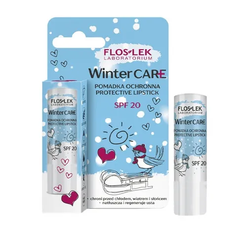 Floslek Winter Care, Pielęgnująca pomadka do ust SPF 20 (nowa wersja)