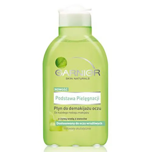 Garnier Podstawa pielęgnacji, Płyn do demakijażu oczu z żywą wodą z owoców (stara wersja)