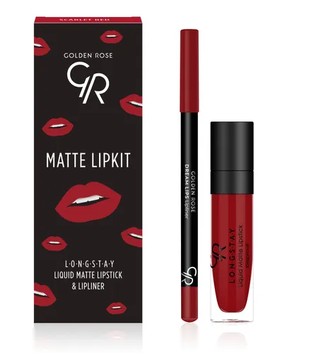 Golden Rose Matte Lipkit (Zestaw do makijażu ust)