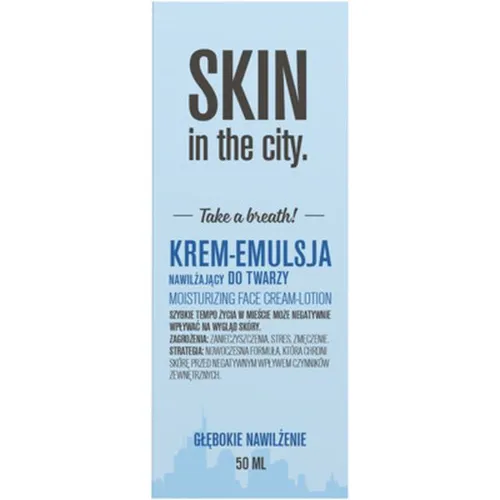 Skin in the City Take a Breath, Moisturizing Face  Lotion-Cream (Krem - emulsja nawilżająca do twarzy)
