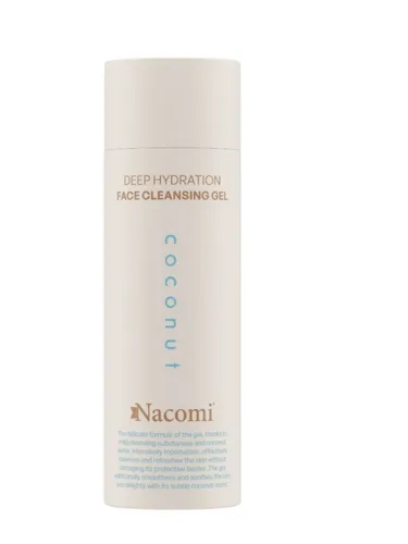 Nacomi Deep Hydration Coconut, Face Cleansing Gel (Żel do mycia twarzy z wodą kokosową)
