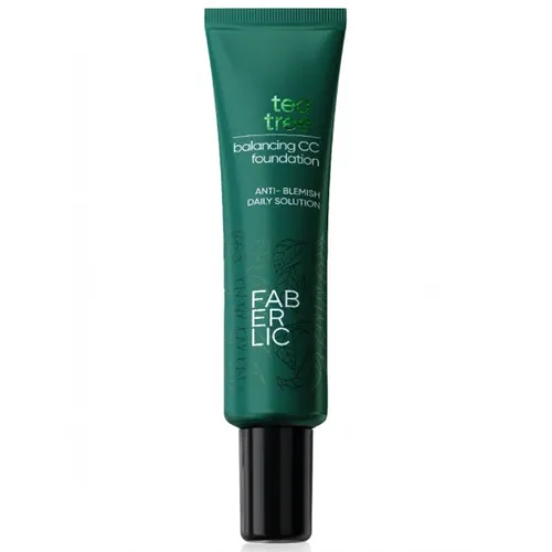 Faberlic Glam Team, Tea Tree Balancing CC Foundation (Podkład do twarzy z olejkiem z drzewa herbacianego)
