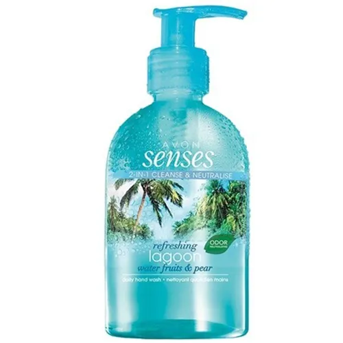 Avon Senses, Secret Lagoon, Liquid Soap [Daily Hand Wash] (Mydło w płynie) - 2