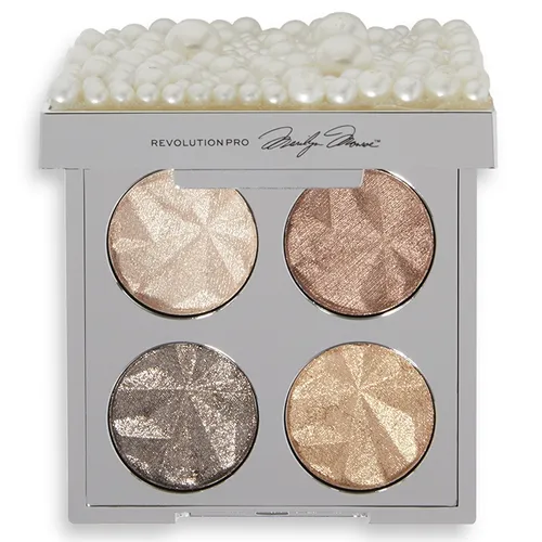 Revolution Pro Revolution PRO x Marilyn Monroe,  Eye Quad White Pearl (Paleta cieni do powiek)