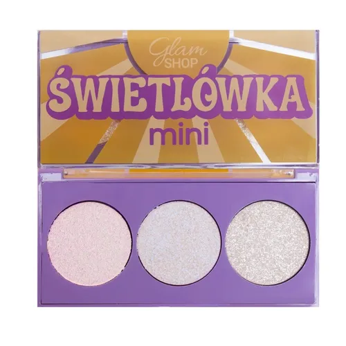 Glam Shop Wakacje '70, GlamBOX Paleta rozświetlaczy `Świetlówka Mini`