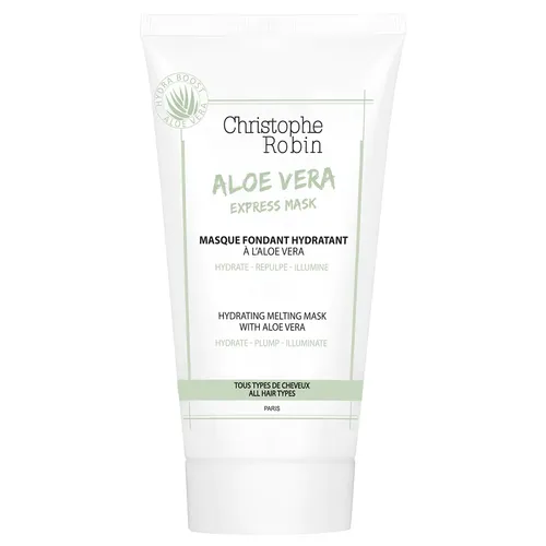 Christophe Robin Aloe Vera Express Mask, Hydrating Melting Mask with Aloe Vera (Skoncentrowana maska do włosów z aloesem)