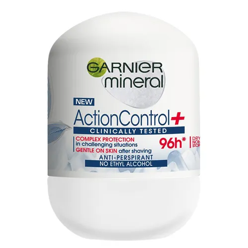 Garnier Mineral, Action Control+ Clinically Tested 96H Anti-perspirant Roll-on (Antyperspirant w kulce) - 2