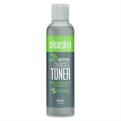 Avon Clearskin, Mattifying Charcoal Toner (Głęboko oczyszczający tonik z aktywnym węglem)