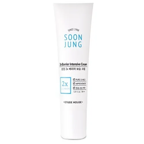 Etude Soon Jung, 2x Barrier Intensive Cream (Krem nawilżająco-kojący)
